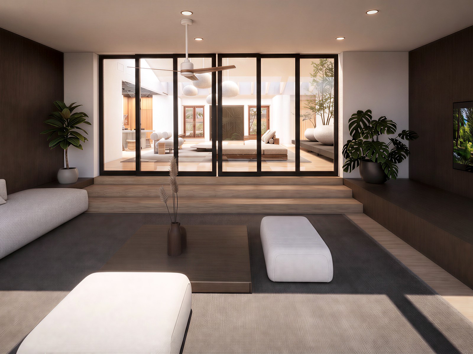 The Delray Residence gallery image — Family living room