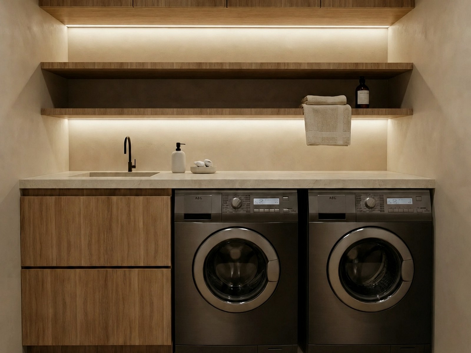 The Delray Residence gallery image — Laundry