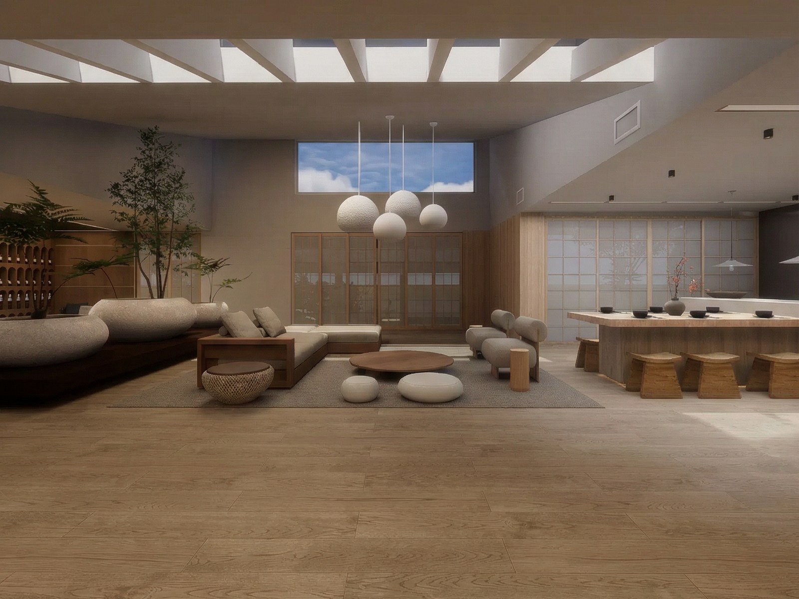The Delray Residence gallery image — Great room concept