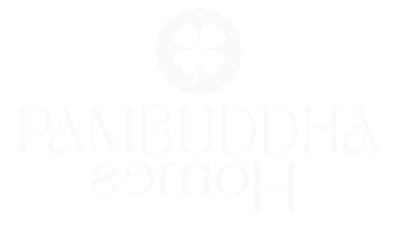 Pambuddha Homes full light logo lockup